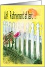 Retirement wishes card