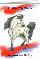 Arabian Horse Birthday for Sister
