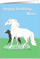 Welsh PonyMare & Foal Mother Birthday