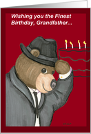 Grandfather, Bear with Fedora Birthday