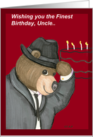 Uncle Birthday Bear with Fedora